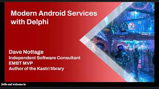 How To Create Modern Android Services With Delphi