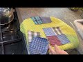 stripes and plaids recycled shirts quilt sewing and camping