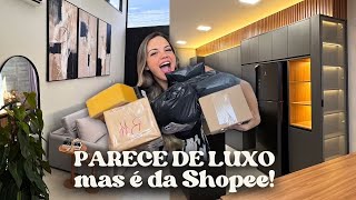 MELHORES COMPRAS PRA CASA NA SHOPEE! Decorei minha casa toda gastando pouco!