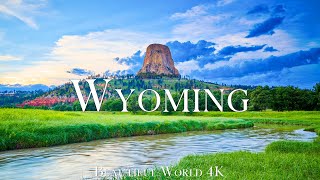 Wyoming 4K Drone Nature Film - Beautiful Relaxing Music - Amazing Nature