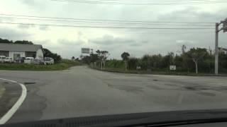 Driving Japan 1080p Okinawa Prefectural Road Route110 → Route247：Kouri Big Bridge 2015-02-08