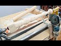 DIY Wood Lathe Upgraded Version || It's Easy To Do This || Homemade Lathe