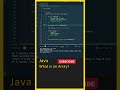 Java Tutorial for Beginners (Java Arrays) Java in Telugu, Java Course, Java Full Course, Learn Java