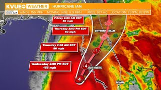 LIVE: Hurricane Ian strengthens into a Category 4 Hurricane, will make landfall in FL | KVUE