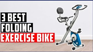 ✅Best Folding Exercise Bike For Space Savers – Top 3 Reviews