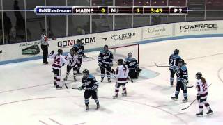 GoNUxstream Game Recap - Women's Ice Hockey vs. Maine - Feb. 11, 2012