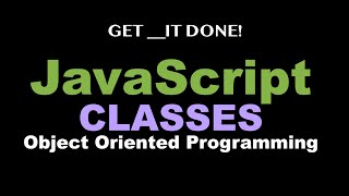 JavaScript Classes - Object Oriented Programming Tutorial - Advanced