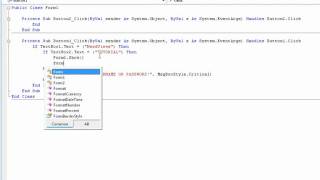 VB 08 TUTORIAL: Simple LOGIN System