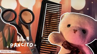 ASMR UN CORTE DE PELOS ✂️🧸 Masaje y cuidado, cepillado, spray, susurros relajante para dormir rápido