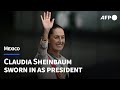 Mexico's new president Sheinbaum receives presidential sash from predecessor AMLO | AFP