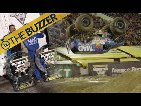 Watch the first ever front flip in Monster Jam history | @TheBuzzer | FOX SPORTS Watch the first ever front flip in Monster Jam history | @TheBuzzer | FOX SPORTS