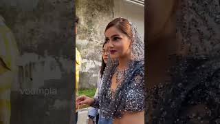 Ruby wear much glitter dress #fancydress #rubinadilaik #shorts #trending #ytshorts #celebrity