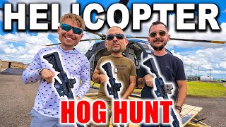 Helicopter Hog Hunting