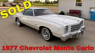 SOLD - 1977 Chevrolet Monte Carlo - Walk Around