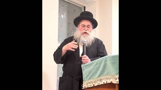 Rabbi Nachman Yosef Twersky @ Shpoler Zeide Seuda הרב נחמן יוסף טווערסקי בסעודת השפאלער זיידע תשפ״ה