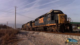 CSX 4313 GP39-2 Leads L446 at Florence, TN