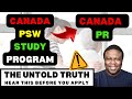 Canada Personal Support Worker Program - Do Not Apply Until You Have Watched This! #studyincanada