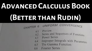 Advanced Calculus Book (Better Than Rudin)