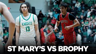 THIS RIVAL GAME WAS CRAZY | Brophy Vs St Mary's Full Game Highlights