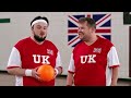 Team USA v. Team UK - Dodgeball w Michelle Obama, Harry Styles & More - #LateLateLondon
