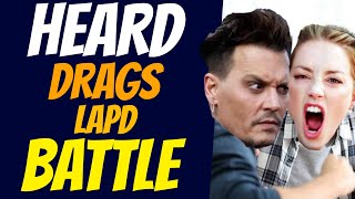 Amber Heard BRINGS LAPD Into Legal Battle With Johnny Depp, Subpoenas Cops | Celebrity Craze