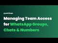Manage Team Access on Periskope
