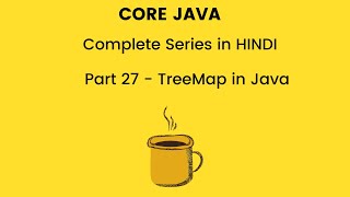 TreeMap in Java (Hindi) | Java collection framework