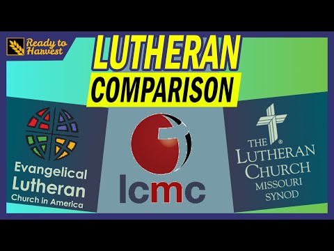 What are the three types of Lutheran churches?