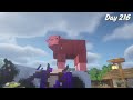 i survived 300 days in minecraft horse edition pinehaven