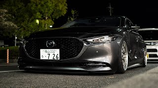 [Trailer] Mazda3 sedan Bagged Fukuyama night.4K