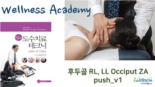 웰니스아카데미 도수치료 (후두골) RL, LL Occiput ZA push