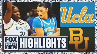 No. 1 UCLA Bruins vs. No. 25 Baylor Bears Highlights | FOX College Hoops