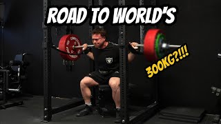 road to world's | 300kg squat welcome to the graveyard