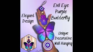 Evil Eye Purple Wall Hangings For Your Home Decor.