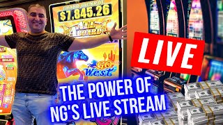 🔴NON STOP JACKPOTS On High Limit Slot Machines LIVE!