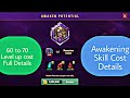 Moonstone Awakening Skill Cost Details - Marvel Future Fight