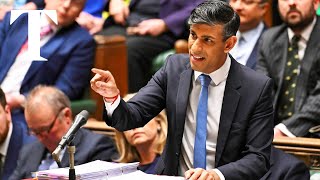 LIVE: Rishi Sunak grilled at Prime Minister's Questions