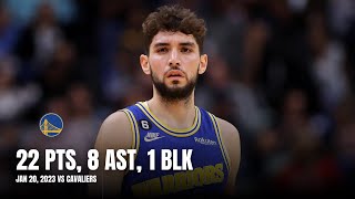 Ty Jerome (22 PTS, 8 AST, 1 STL, 1 BLK) Warriors Highlights vs Cavaliers: All Po