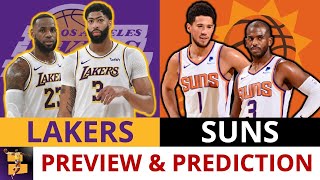 Los Angeles Lakers vs. Phoenix Suns 2021 NBA Playoffs Preview & Predictions