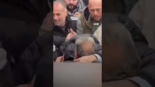 Freed prisoner Fakhri al-Barghouti reunites with his son Shadi for the first time in 45 years