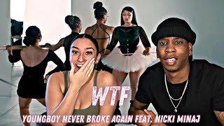 YoungBoy Never Broke Again feat. Nicki Minaj - WTF ( Official Music Video) | REACTION