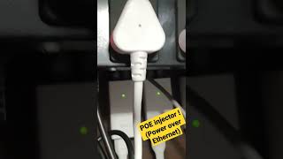 POE Injector | ഇതെർനെറ്റിൽ നിന്നും കറന്റ്‌ അടാപ്റ്റർ ആവശ്യം ഇല്ല || Dineesh Kumar C D shorts
