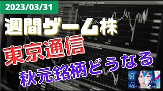 【ゲーム株】東京通信、秋元銘柄になれるか？