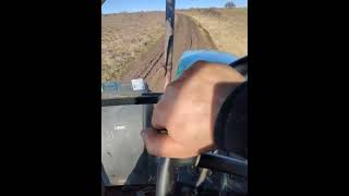 Driving a John deere on mud