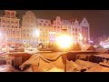 wrocławski rynek zimą jarmark w 4k