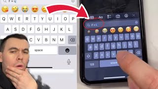 Search Up “F + L” In The Emoji Tab And See What Happens - I Was SHOCKED..🥷