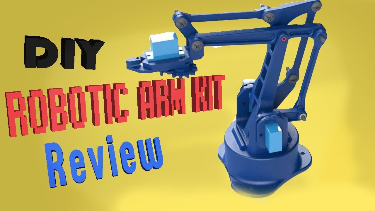 DIY Robotic Arm Kit Review | 3d Printed Robotic Arm Kit - YouTube