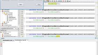 Java 2-04 Yahtzee:Toggle Buttons