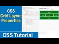 #60 CSS Grid Layout Properties |Grid-Column |Grid-Row | Grid-Area | Naming Grid Items | CSS Tutorial