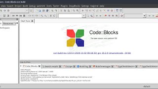 what do to when workspace is not visible in codeblocks